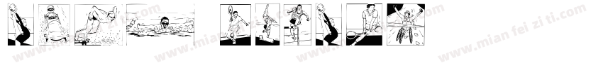 race sport字体转换